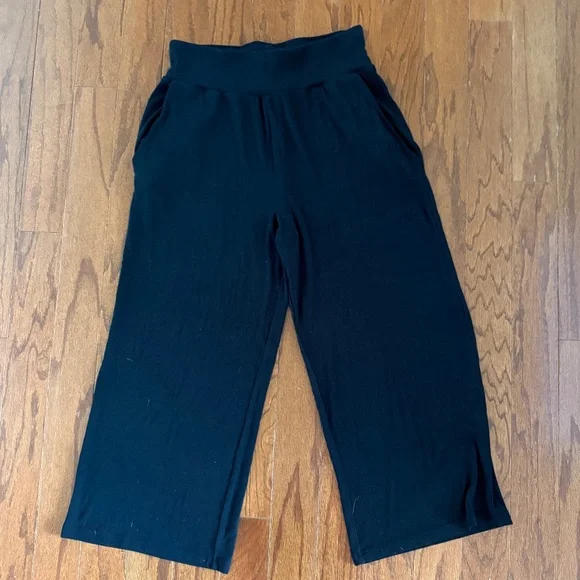 Women's Brushed Bamboo Wide Leg Pull-On Pant - Picture 3 of 4